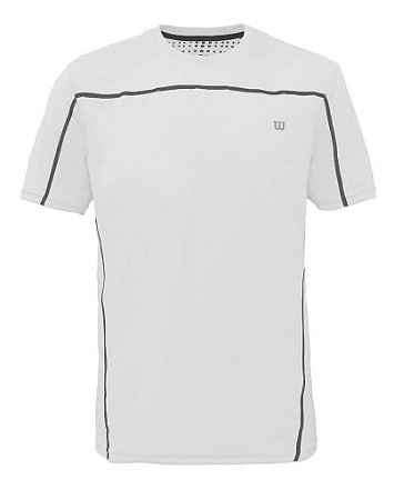 Camiseta Wilson Vision II Branco/Marinho