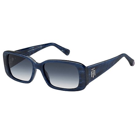 Óculos de Sol Tommy Hilfiger 1966S Azul Mármore Degradê