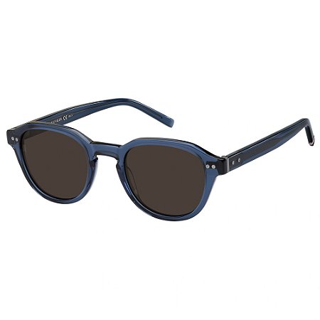 Óculos de Sol Tommy Hilfiger 1970S Azul Lente Marrom