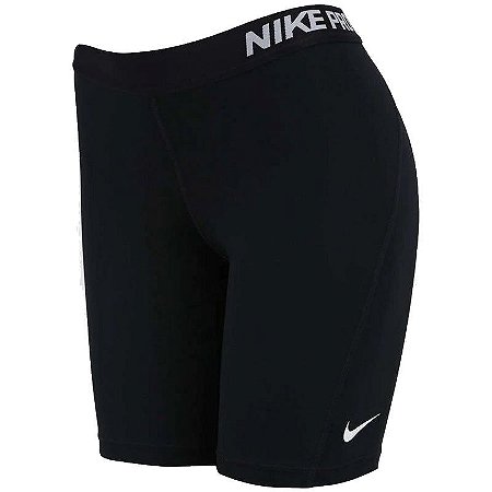 Short Nike Pro 8IN Preto/Branco