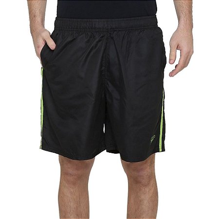 Bermuda Speedo Basic Tape Preto/Verde