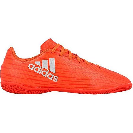 Tênis Salão Adidas X 16.4 Vermelho Infantil