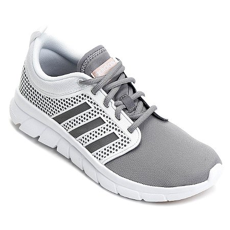 Tenis Adidas Cloudfoam Groove Cinza/Branco