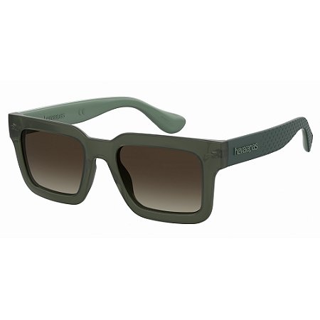 Óculos De Sol Solar Havaianas Vicente Verde Lente Marrom
