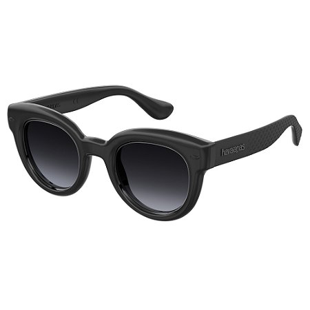 Óculos De Sol Solar Havaianas Ilheus Preto Lente Cinza