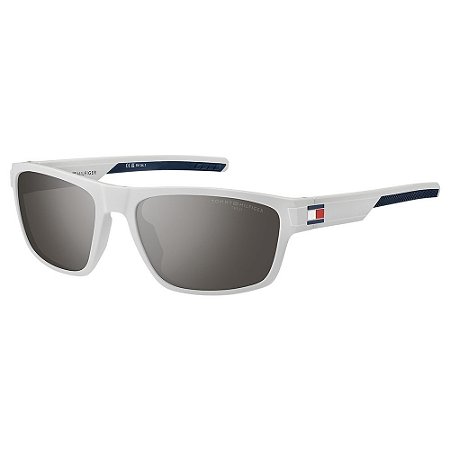 Óculos de Sol Tommy Hilfiger 1978 Branco Lente Cinza