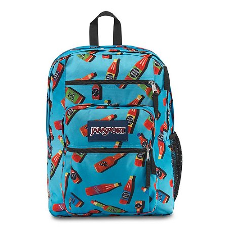 Mochila Jansport Big Student Hot Sauce Azul