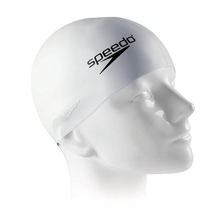 Touca Natação Speedo Slim Cap Branco