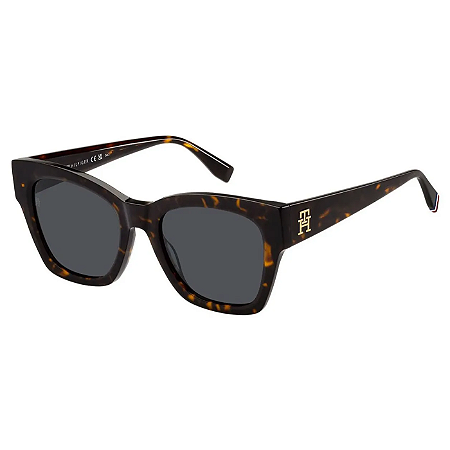 Óculos de Sol Tommy Hilfiger 2156S Marrom Lente Cinza