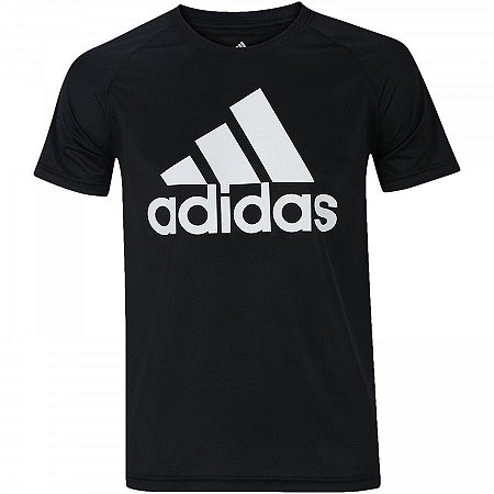 Camiseta Adidas D2M Logo Preto