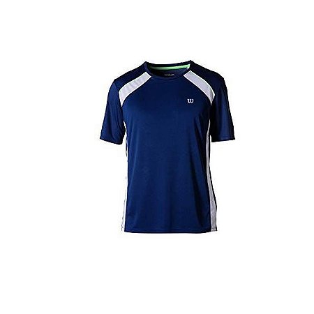 Camiseta Wilson Tour II SS Marinho