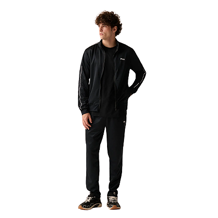 Agasalho Fila Letter Icon Masculino Preto