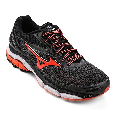 Tenis Mizuno Wave Prime 13 Grafite/Rosa