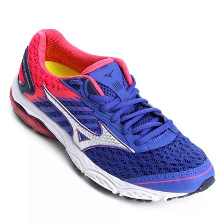 Tenis Mizuno Wave Dynasty Azul/Rosa