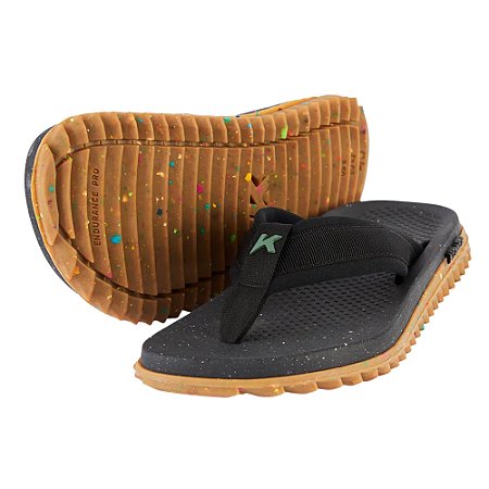 Sandália Kenner Kivah Pro Cushy Chinelo Masculino Preto Kaki