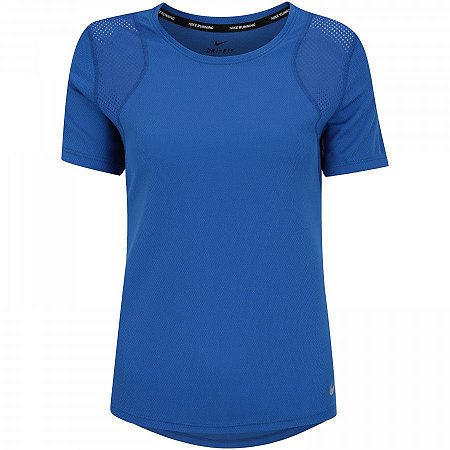 Camiseta Nike Run Top Ss Azul