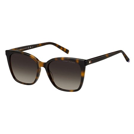 Óculos de Sol Tommy Hilfiger 2226S Marrom Lente Degradê