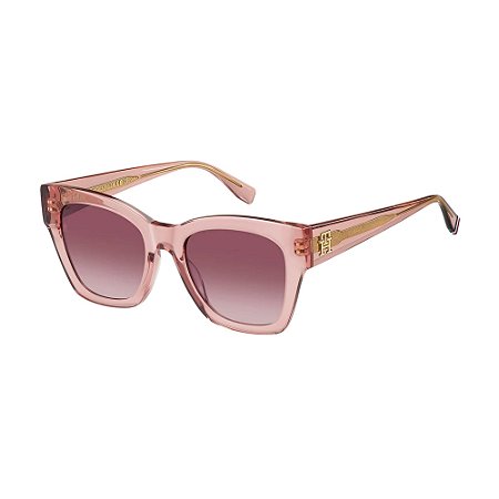 Óculos de Sol Tommy Hilfiger 2156S Rose Lente Marrom Degradê