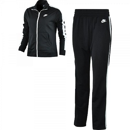 Agasalho Nike Trk Suit Pk Oh Feminino Preto / Branco