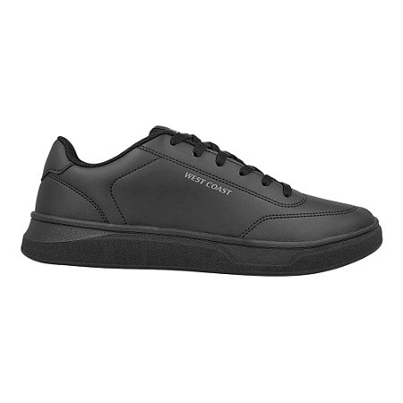 Tênis Casual West Coast Sunset Masculino Todo Preto