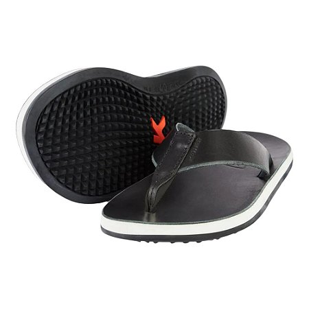 Chinelo Kenner Legend 35 Couro Sandália Masculino Preto