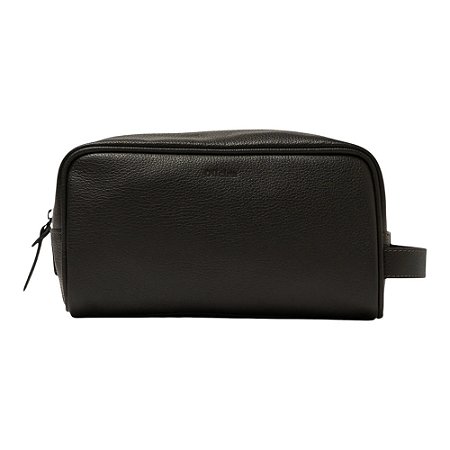 Bolsa Necessaire Oficina Masculino Couro Marrom