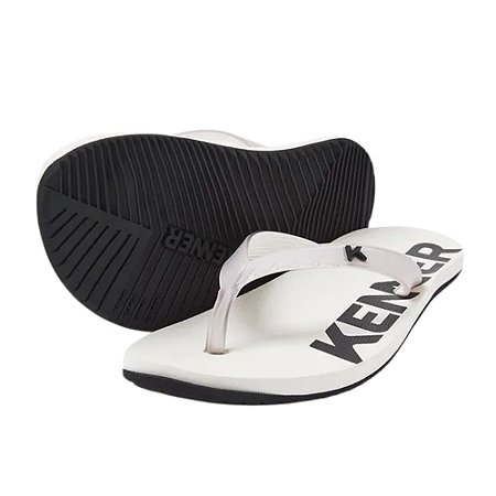 Chinelo Kenner Red Pvc Masculino Branco