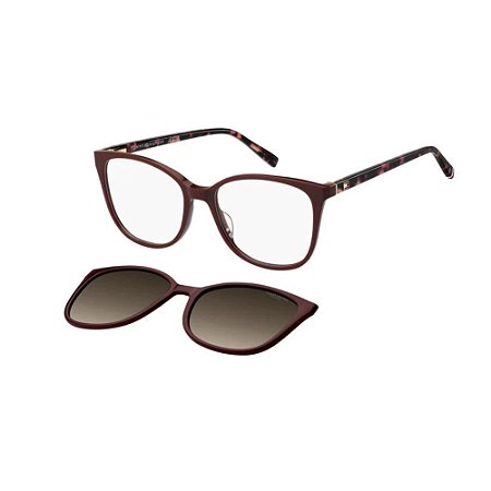 Óculos de Sol Tommy Hilfiger Clip On 2294/C Vermelho