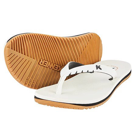Chinelo Kenner Red Pro Pvc Masculino Branco