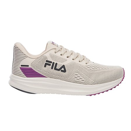 Tênis Fila Fastness Running Feminino Bege e Rosa