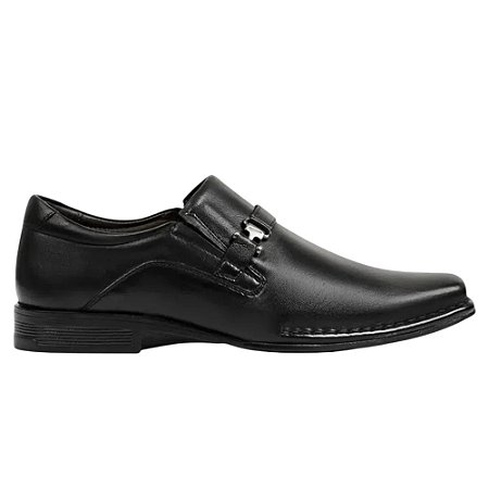 Sapato Social Ferracini Ambience Masculino Couro Preto