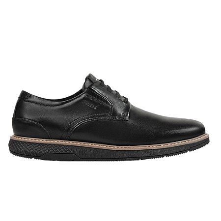Sapato Social Ferracini Wembley Masculino Couro Preto