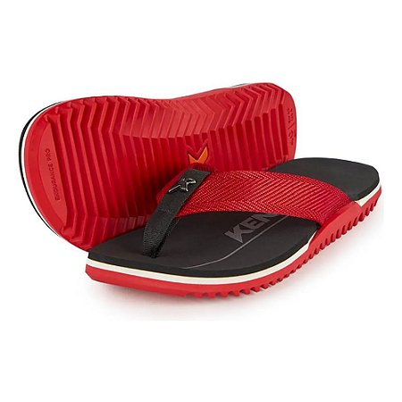 Chinelo Kenner Nk6 Pro Masculino Vermelho