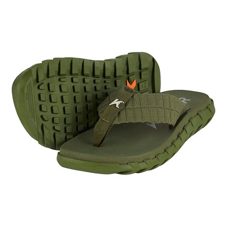 Chinelo Kenner Megah Militar Masculino Verde
