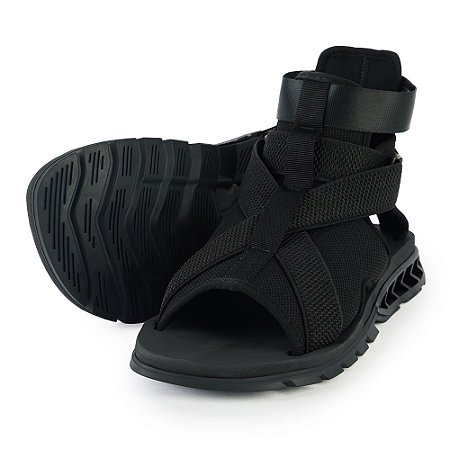 Chinelo Kenner Rakka Boot Sandália Masculina Preto