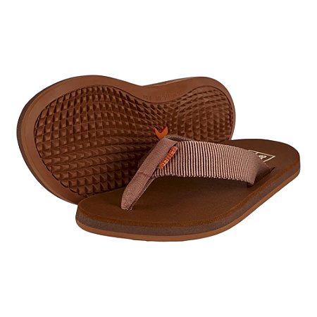 Chinelo Kenner Legend Pro Nylon Masculino Marrom