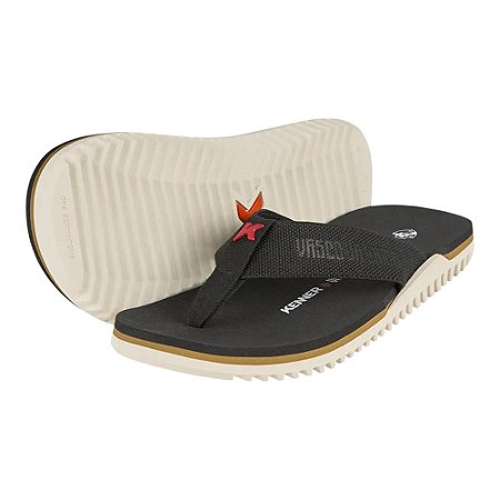 Chinelo Kenner Vasco Da Gama Nk6 PRO Masculino Preto