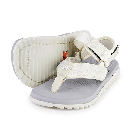 Chinelo Kenner Kivah Double Baw Masculino Cinza Off White
