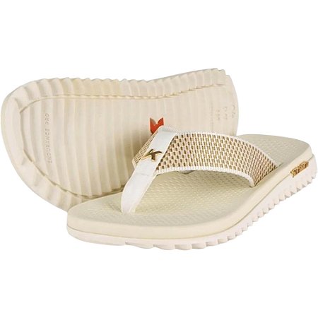 Chinelo Kenner Kivah K Pro Dots Masculino Branco