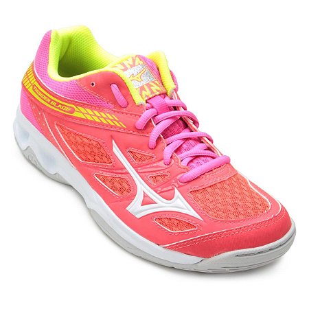 Tenis Mizuno Thunder Blade Rosa/Amarelo