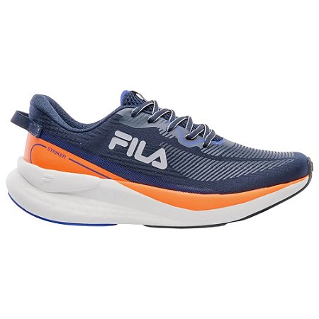 Tênis Fila Striker Masculino Azul Marinho Têxtil