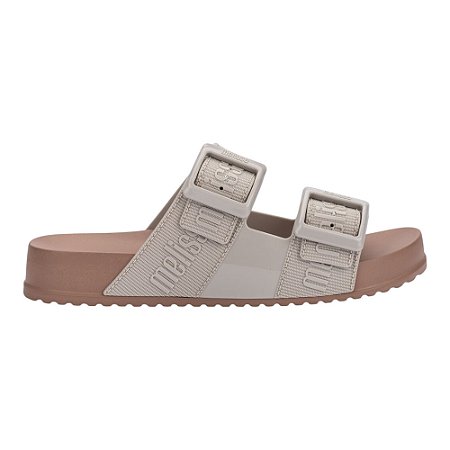 Sandália Melissa Cozy Slide MLover Ajustável Feminina Marrom