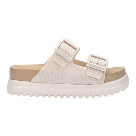 Sandália Melissa Cozy M-Lover Platform Feminino Bege Claro