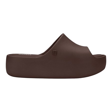 Chinelo Melissa Free Platform Slide Feminino EVA Marrom