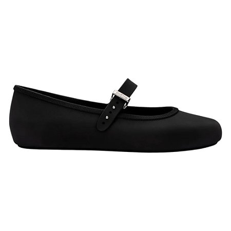 Chinelo Melissa Soft Ballerina Feminino Preto