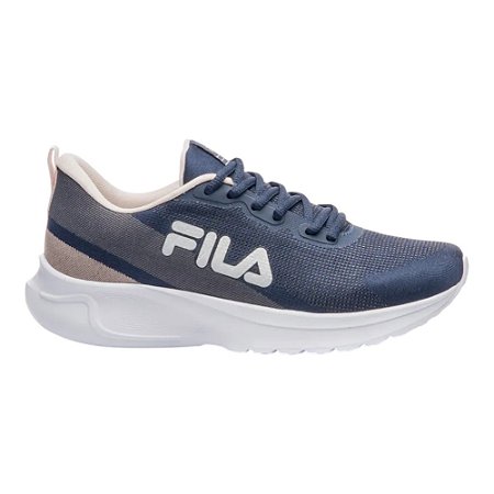 Tênis Fila Vector Azul Marinho e Bege Feminino