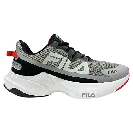 Tênis Fila Recovery Masculino Cinza e Preto