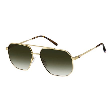 Óculos Tommy Hilfiger 2191S Dourado e Verde Unissex