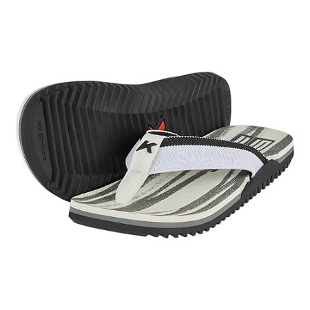 Chinelo Kenner Collab Botafogo Nk6 Pro Preto e Branco