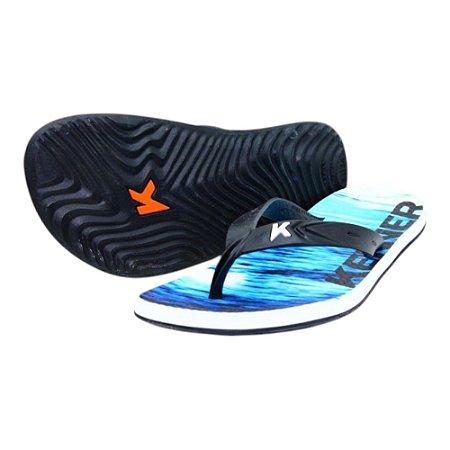 Chinelo Kenner Summer Kids Masculino Azul